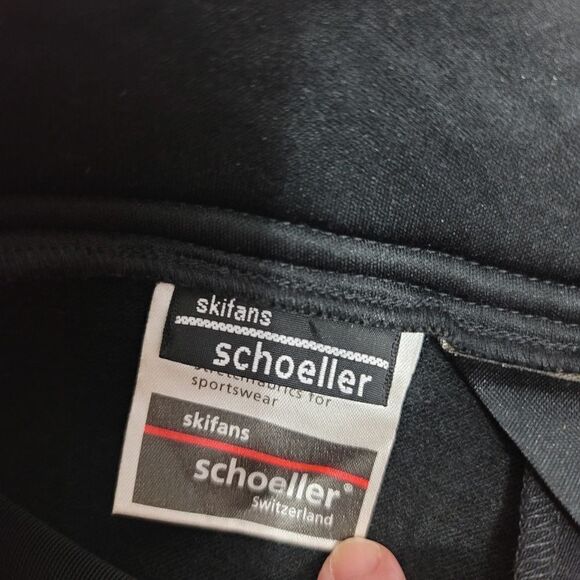 Vintage De Neve Skifans Schoeller Wool Fleece Lined Flare Ski Pants Size 10 Long - Picture 11 of 13